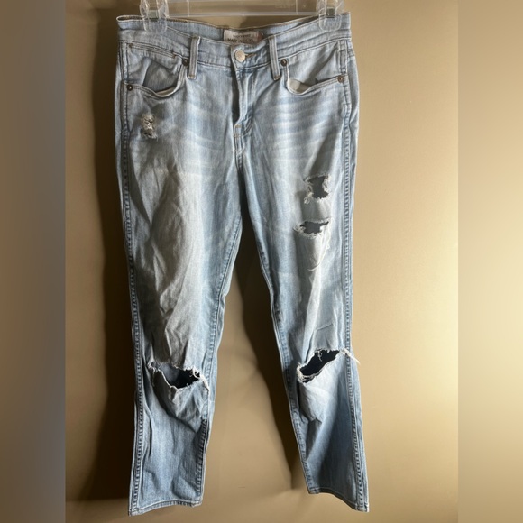 Lucky Brand Charlotte rail ankle jeans 0 25 distressed - Picture 1 of 12